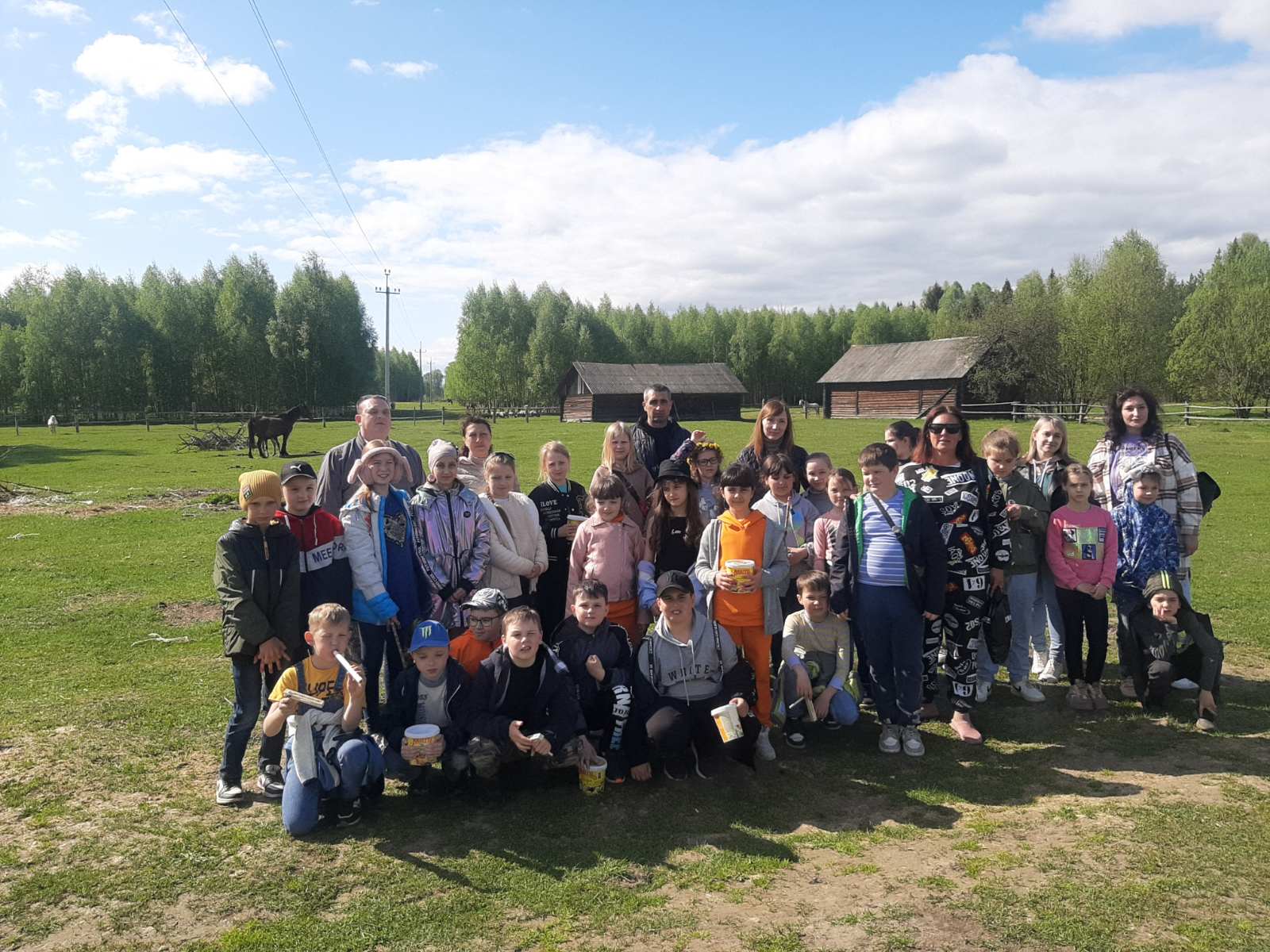 Поездка в деревню Пестово.